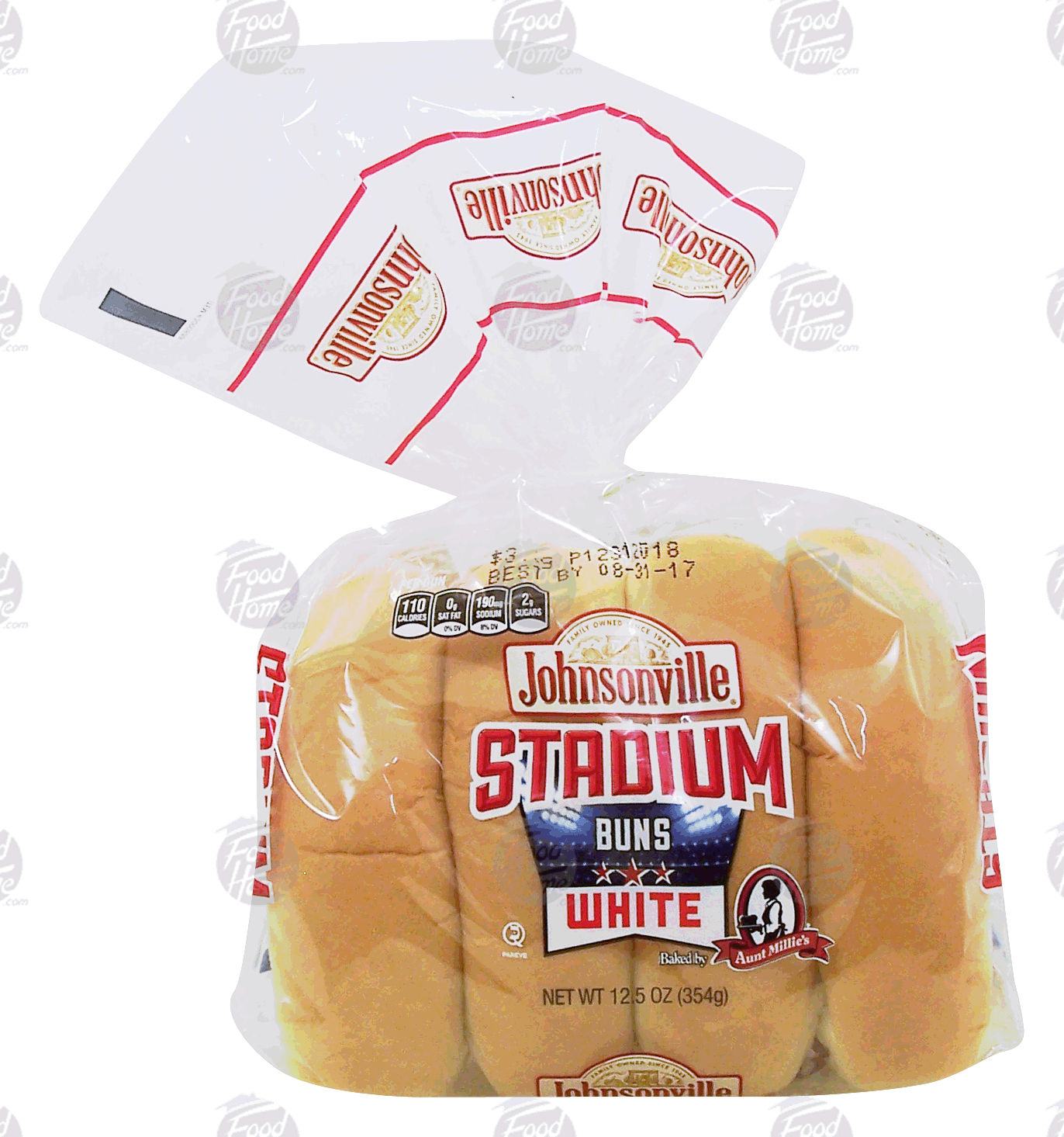 Johnsonville Stadium white hot dog buns, 8-count Full-Size Picture